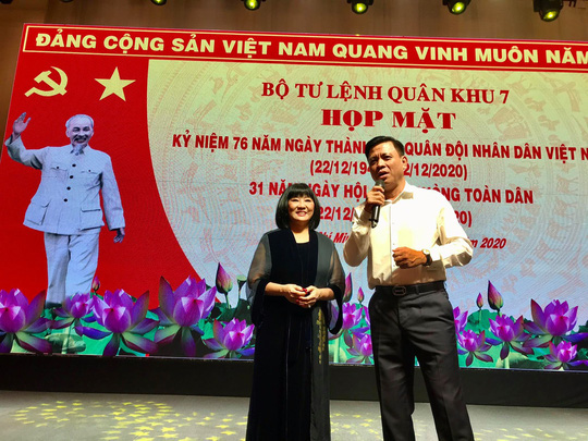 Nghệ sĩ hát mừng ngày thành lập Quân đội nhân dân Việt Nam - Ảnh 4.