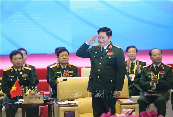 Chùm ảnh khai mạc Hội nghị hẹp Bộ trưởng Quốc phòng ASEAN tại Hà Nội - Ảnh 2.