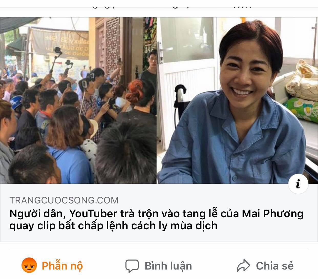 Tang lễ diễn viên Mai Phương: Lại xuất hiện những người vô cảm - Ảnh 2. Tang lễ diễn viên Mai Phương: Lại xuất hiện những người vô cảm - Ảnh 2.
