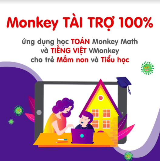 Miễn phí ứng dụng học toán, tiếng Việt cho trẻ mầm non và tiểu học trong mùa dịch - Ảnh 1.