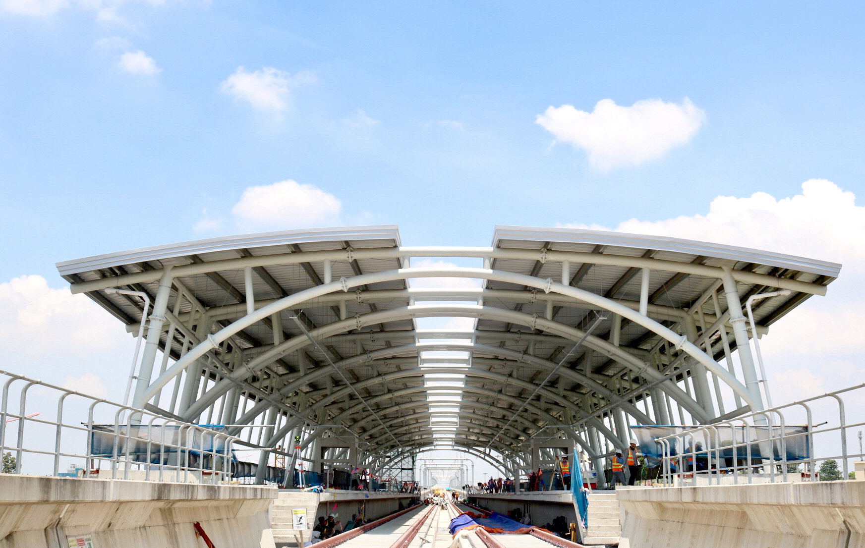 Cận cảnh Depot và ga trên cao tuyến metro Bến Thành - Suối Tiên - Ảnh 11.