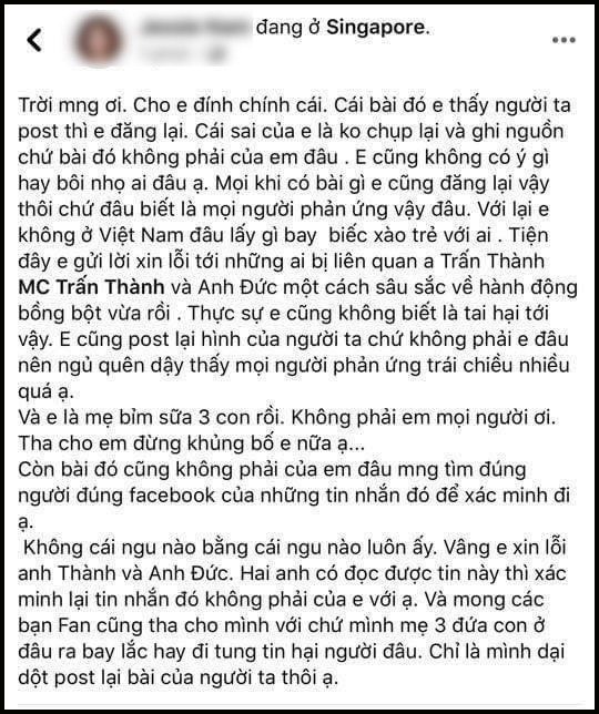 Trấn Thành thông báo ngày 1-6 sẽ xử lý vụ 3 người tung tin anh bay lắc - Ảnh 2.