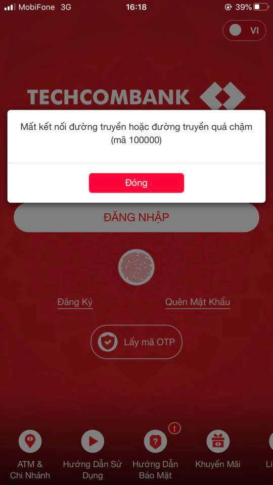 Techcombank xin lỗi khách hàng vì các giao dịch online bị trục trặc - Ảnh 1.