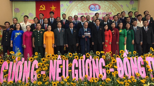Ông Nguyễn Văn Tuấn tái đắc cử Bí thư Thành ủy Bến Tre - Ảnh 1.