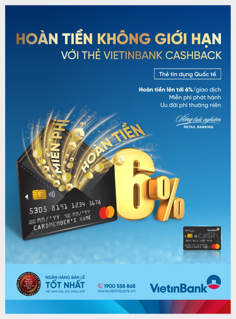 Hoàn tiền không giới hạn cùng thẻ VietinBank Cashback - Ảnh 1.