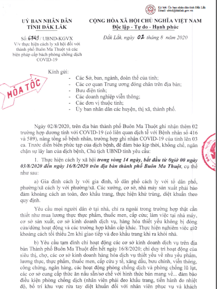 TP Buôn Ma Thuột cách ly gia đình với gia đình để phòng chống Covid-19 - Ảnh 2.