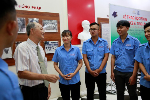 Sinh viên Trường Cao đẳng Kỹ thuật Cao Thắng nhận học bổng Lawrence S. Ting - Ảnh 2.