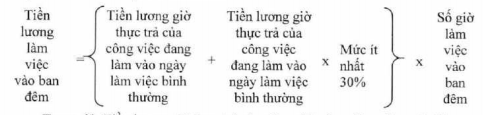 Công thức tính tiền lương làm thêm giờ, làm việc ban đêm từ 1-2-2021 - Ảnh 2.