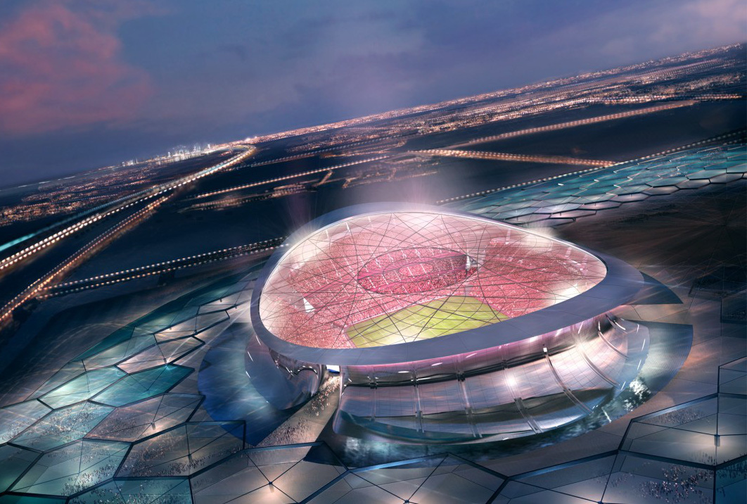 Viên ngọc Khalifa Stadium bừng sáng giữa sa mạc Qatar - Ảnh 3.