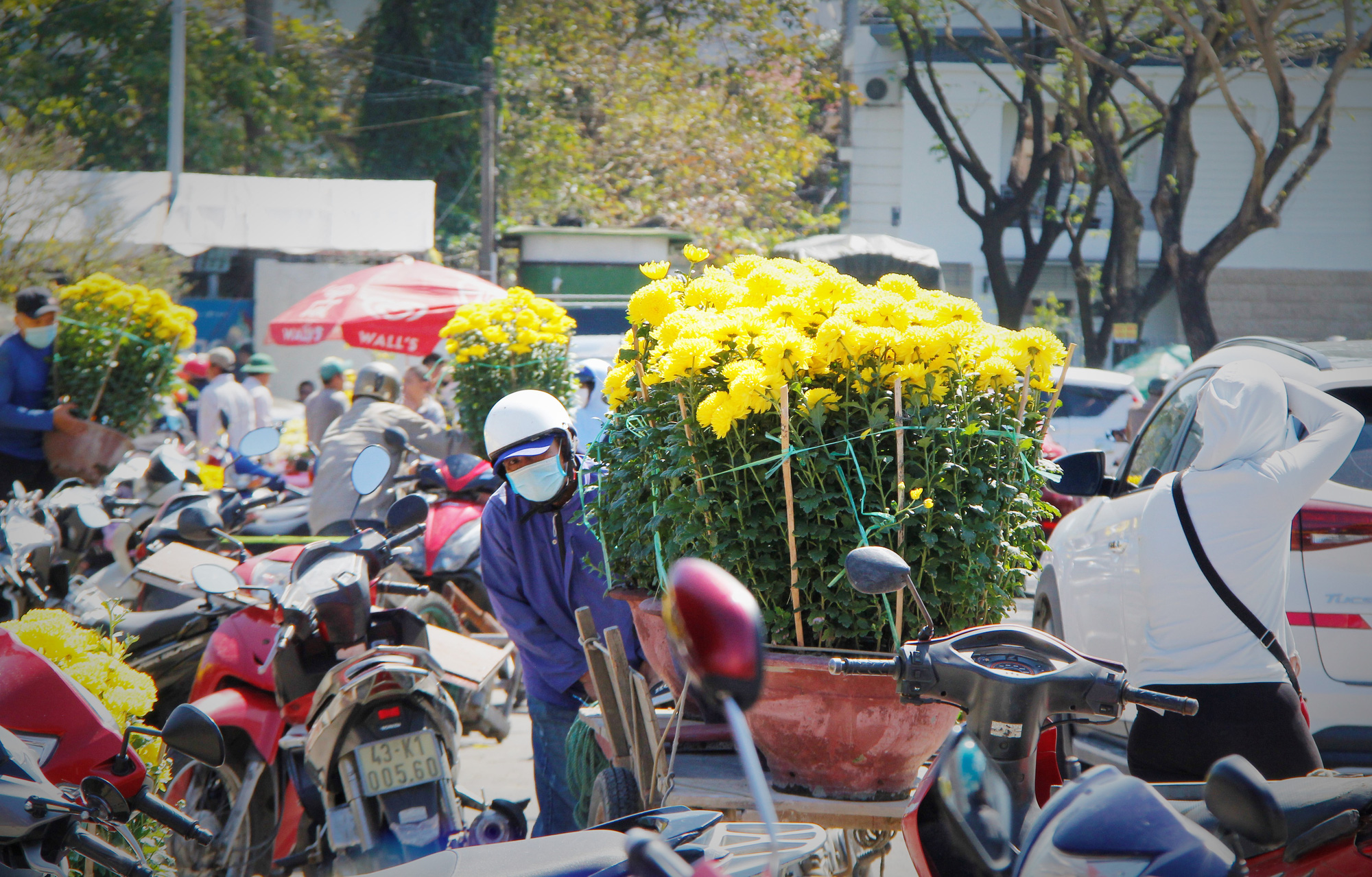 Tiểu thương Đà Nẵng dọn hàng sớm trước cảnh đìu hiu chợ 30 Tết - Ảnh 13.