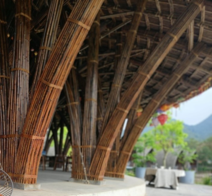 Khách thích thú check-in ở ngôi nhà tre lớn nhất miền Bắc - Ảnh 2. Khách thích thú check-in ở ngôi nhà tre lớn nhất miền Bắc - Ảnh 2.