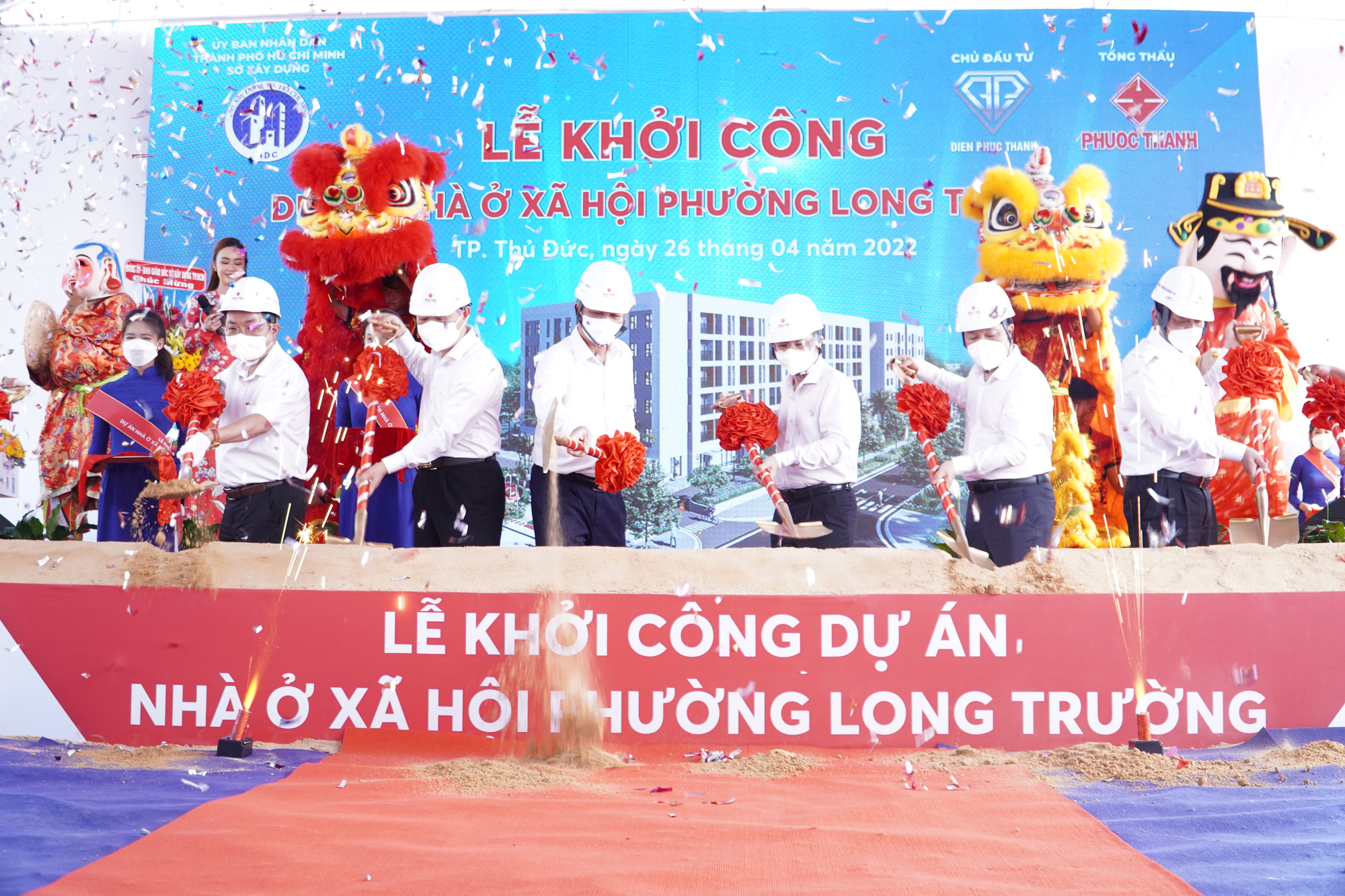 Khởi công dự án nhà ở xã hội tại TP Thủ Đức và huyện Bình Chánh - Ảnh 1. Khởi công dự án nhà ở xã hội tại TP Thủ Đức và huyện Bình Chánh - Ảnh 1.