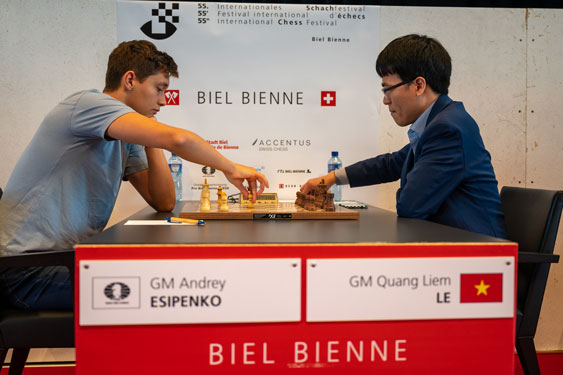 Đại kiện tướng Lê Quang Liêm vô địch Biel Grandmaster 2022 - Ảnh 1. Đại kiện tướng Lê Quang Liêm vô địch Biel Grandmaster 2022 - Ảnh 1.