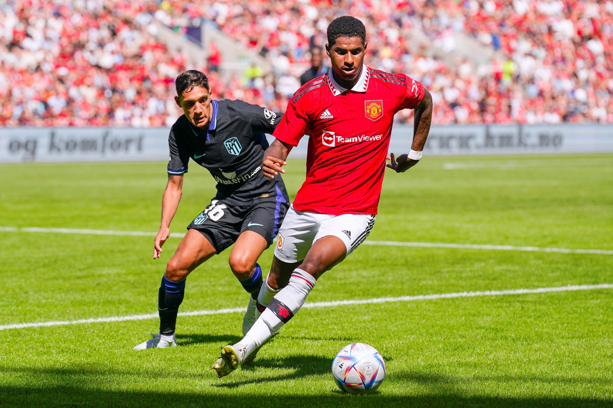 Thua Atletico Madrid, Man United nhận thất bại đầu tiên dưới thời HLV Erik ten Hag - Ảnh 1. Thua Atletico Madrid, Man United nhận thất bại đầu tiên dưới thời HLV Erik ten Hag - Ảnh 1.