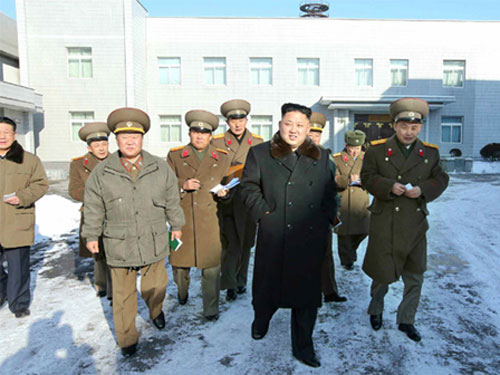 ông Kim Jong Un trong chuyến thị sát mới nhất hôm 13/12