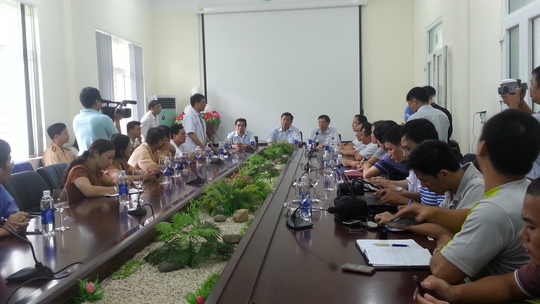 Bộ trưởng Đinh La Thăng chủ trì cuộc họp tại Lào Cai