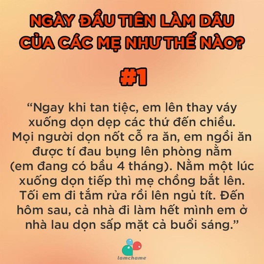 Ngày đầu làm dâu: 10 tình huống cười ra nước mắt - Ảnh 1.