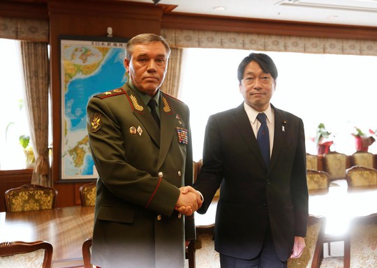 Tư lệnh Nga chỉ trích Mỹ, Nhật Bản và Hàn Quốc tập trận - Ảnh 1.