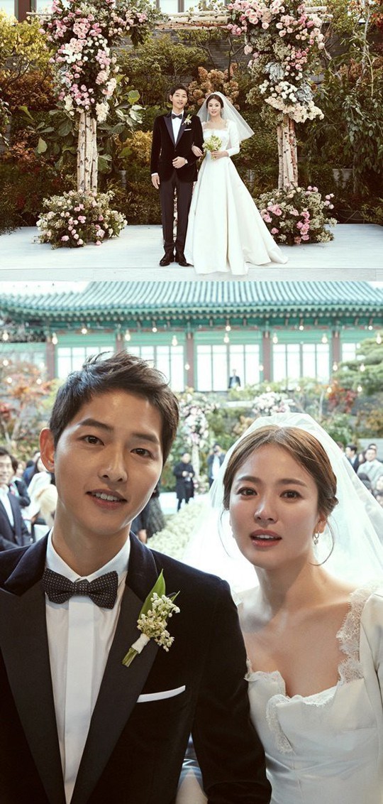 Song Hye Kyo và Song Joong Ki khoe ảnh cưới - Ảnh 1.