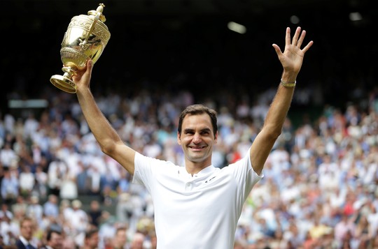 Federer lần thứ 8 vô địch Wimbledon - Ảnh 3. Federer lần thứ 8 vô địch Wimbledon - Ảnh 3.