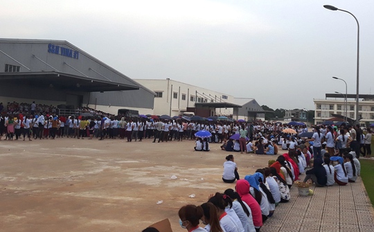 Hàng ngàn công nhân ngừng việc tập thể - Ảnh 1.