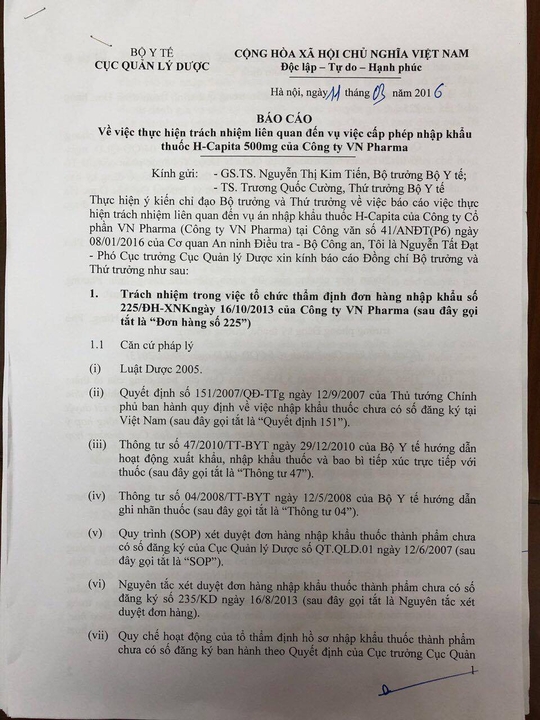 Cục phó Cục dược: Không có chuyện tôi lên chức sau vụ VN Pharma - Ảnh 3.