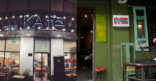 
The KAfe đặt cạnh Cộng cà phê
