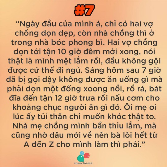 Ngày đầu làm dâu: 10 tình huống cười ra nước mắt - Ảnh 7.