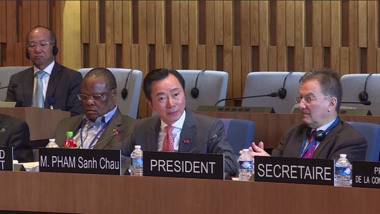 Cận cảnh buổi "thi" làm Tổng Giám đốc UNESCO của Đại sứ Phạm Sanh Châu