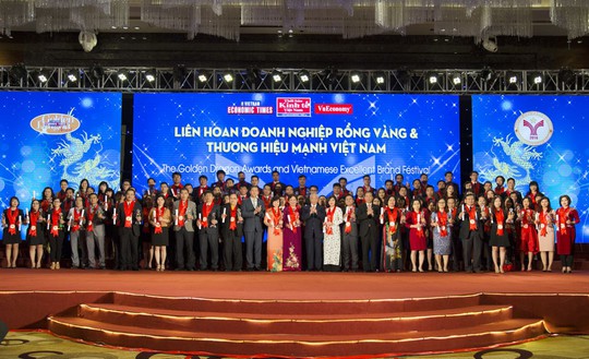 Các doanh nghiệp nhận giải “Thương hiệu mạnh” năm 2016