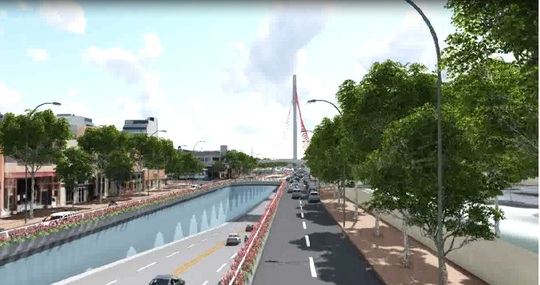 Đà Nẵng sắp xây cầu vượt 3 tầng gần 500 tỉ đồng - Ảnh 1.