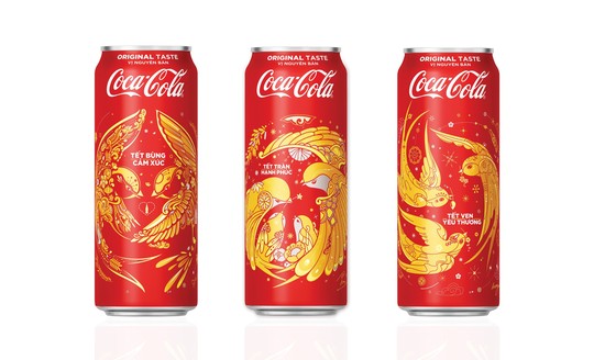 Coca-Cola tung 3 mẫu bao bì độc đáo chào đón tết 2018 - Ảnh 1.