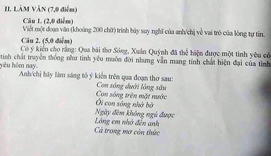 Nghi lộ đề, Khánh Hòa cho dừng thi môn toán lớp 12 toàn tỉnh - Ảnh 2.