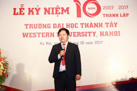 Người giàu nhất sàn chứng khoán trở thành chủ tịch Trường ĐH Thành Tây - Ảnh 2. Người giàu nhất sàn chứng khoán trở thành chủ tịch Trường ĐH Thành Tây - Ảnh 2.