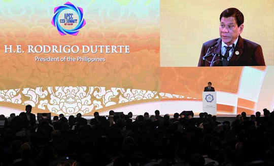 Tổng thống Philippines Duterte đăng đàn APEC 2017 - Ảnh 2.