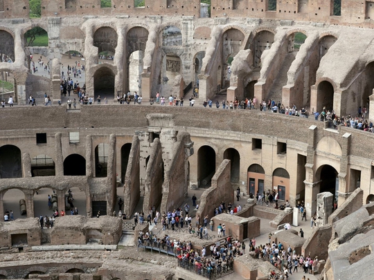 Đấu trường La Mã mở cửa tầng cao nhất phục vụ du khách - Ảnh 3.