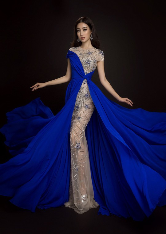 Ngắm đầm dạ hội Mỹ Linh mang đến Hoa hậu Thế giới 2017 - Ảnh 10.