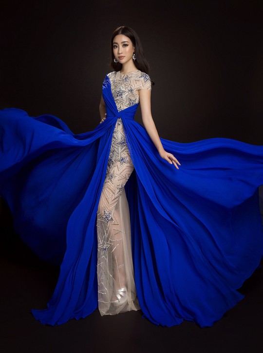 Ngắm đầm dạ hội Mỹ Linh mang đến Hoa hậu Thế giới 2017 - Ảnh 9.
