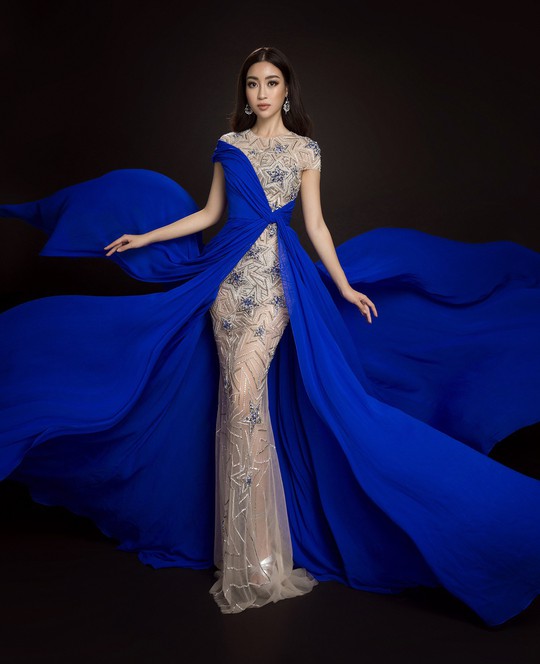 Ngắm đầm dạ hội Mỹ Linh mang đến Hoa hậu Thế giới 2017 - Ảnh 8.