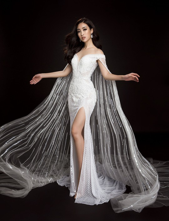 Ngắm đầm dạ hội Mỹ Linh mang đến Hoa hậu Thế giới 2017 - Ảnh 6.