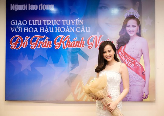 Hoa hậu Khánh Ngân khẳng định không có “đại gia” chống lưng - Ảnh 1.