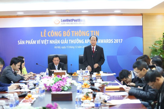 Ngân hàng Việt đầu tiên nhận giải APICTA 2017 - Ảnh 1.