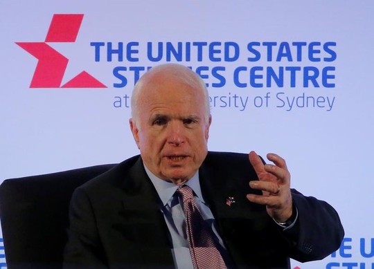 Ông McCain: Trung Quốc hành xử giống "kẻ bắt nạt" ở biển Đông