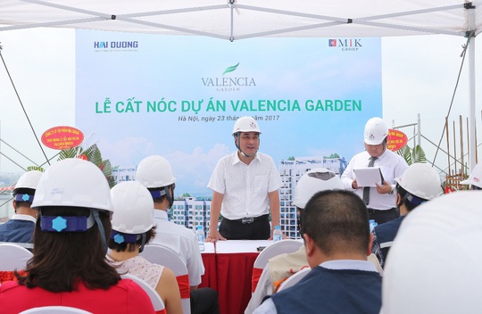 Chính thức cất nóc dự án Valencia Garden - Ảnh 1.