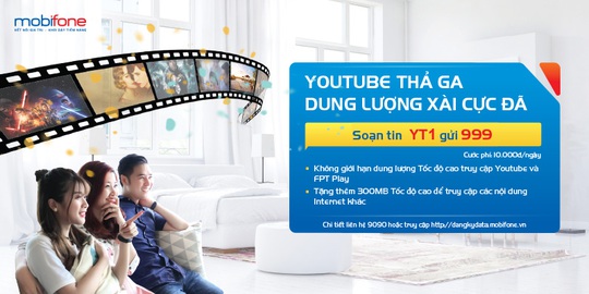 Cày Youtube cả ngày chỉ 10.000 đồng với 4G MobiFone - Ảnh 1.