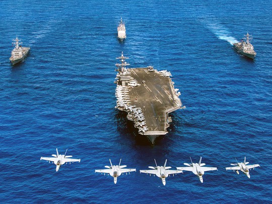 7 tàu sân bay Mỹ đồng loạt xuất hiện, Mỹ - Hàn tập trận hiếm thấy - Ảnh 4.