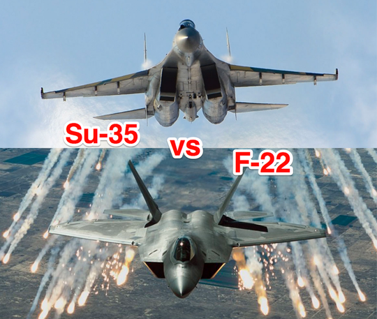 Nga tung tiêm kích Su-35 chặn chiến đấu cơ Mỹ ở Syria - Ảnh 1. Nga tung tiêm kích Su-35 chặn chiến đấu cơ Mỹ ở Syria - Ảnh 1.