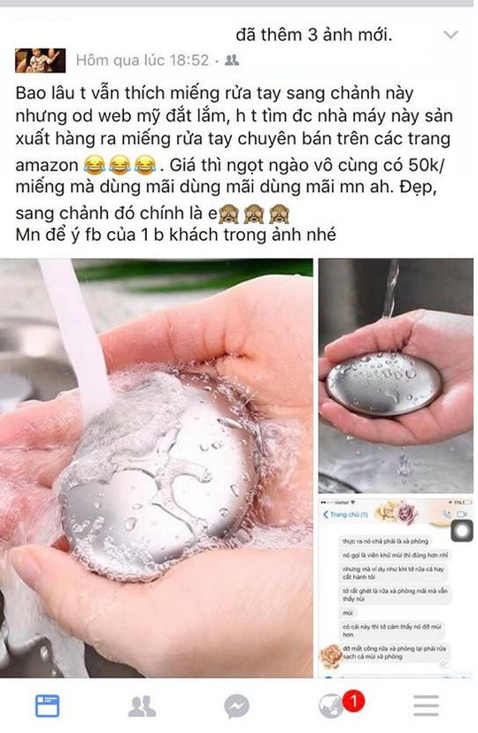 Thực hư xà phòng bằng thép loạn giá ở chợ mạng - Ảnh 3.