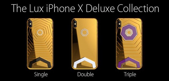 Phát sốt với iPhone X mạ vàng giá 1,5 tỉ vừa lộ diện - Ảnh 3.