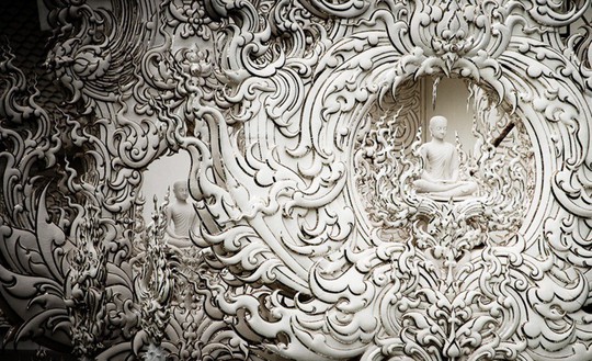 Khám phá ngôi đền trắng kỳ dị ở Thái Lan - Ảnh 7.